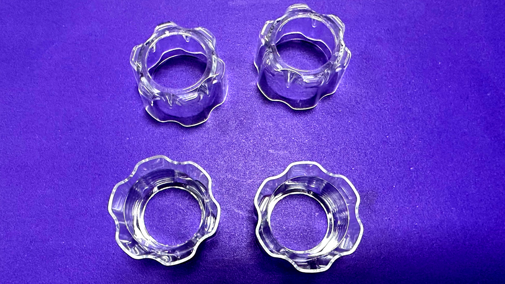 transparent caps samples